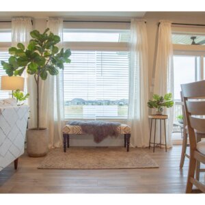 Block Rug Upholstered Bench