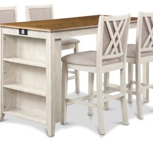 Amory 5 Pc. Rectangle Counter Height Dining Set