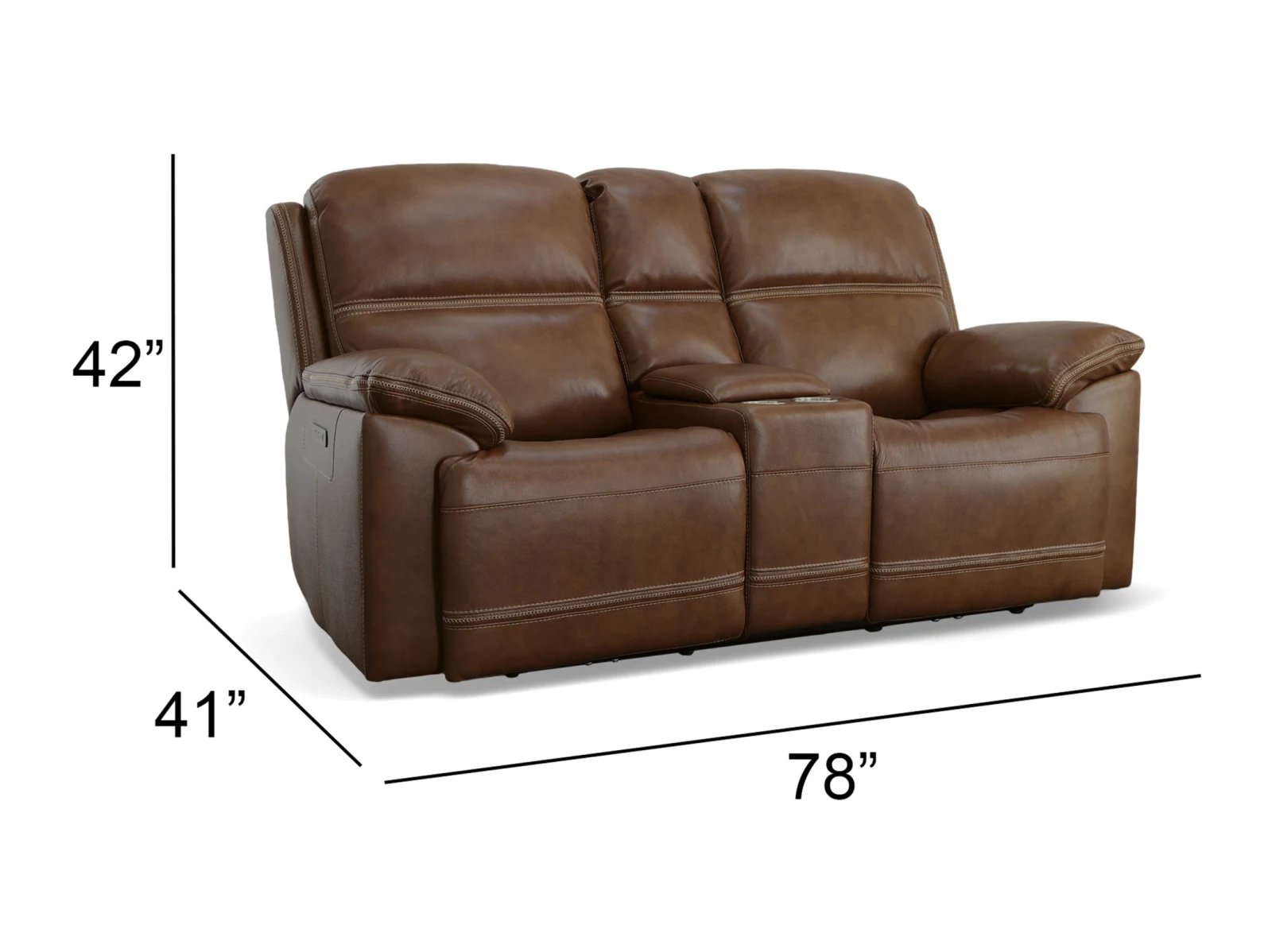 Jackson Power Reclining Console Loveseat - Image 20