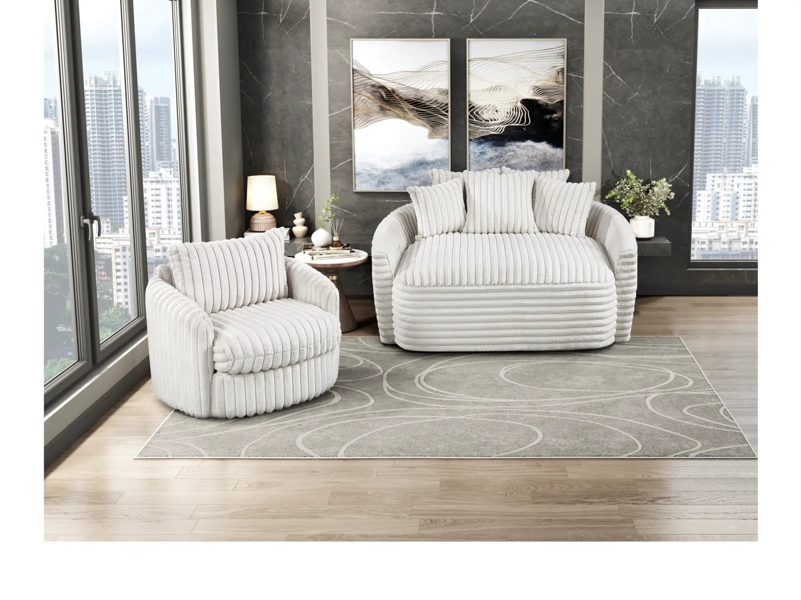 Fellton Oversized Chaise Lounge - Image 4