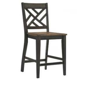 Haskell 24" Lattice Back Bar Stool