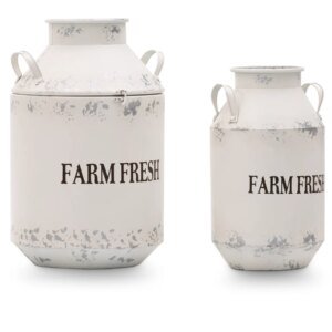 Farmhouse Milk cans