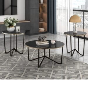 Solitude 3 Pc. Coffee Table Set