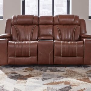Coppola Leather Power Reclining Loveseat