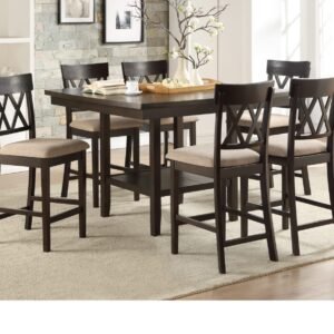 Breeva 5 Pc. X Back Counter Height Set