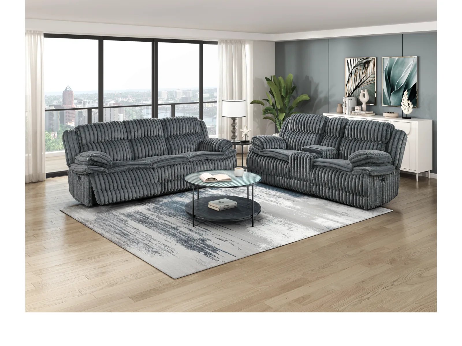 Snuggly Reclining Sofa - Image 7