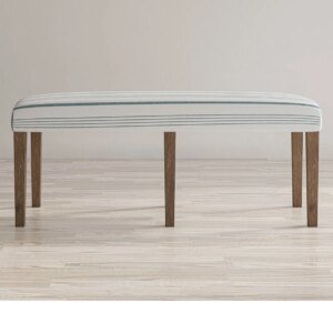 Estrada Blue Striped Bench