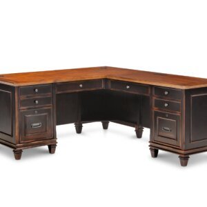 Hartford Pedestal L-Shaped Desk