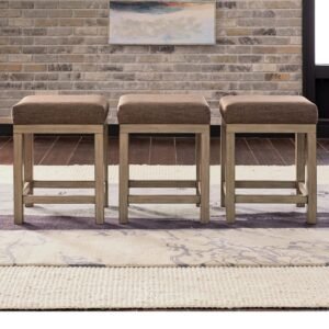 Sandstone 24" 3 Pack Bar Stools