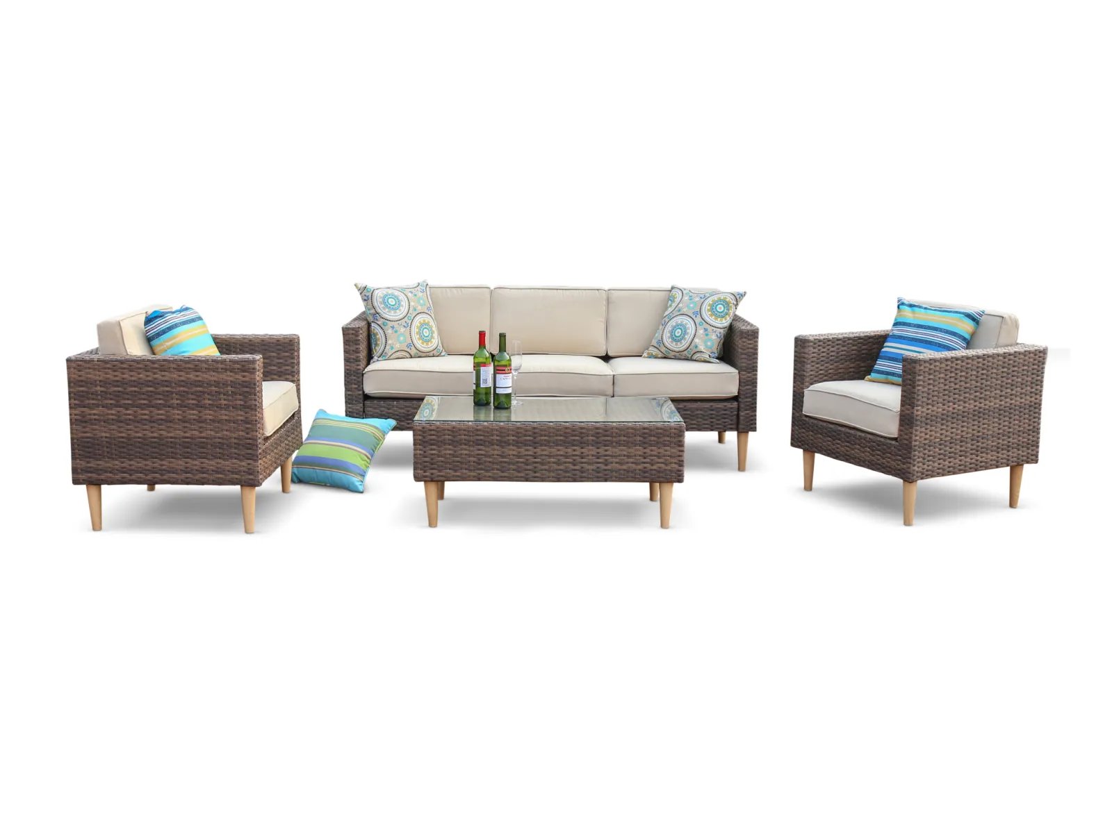 San Bruno 4 Pc Patio Set - Image 3