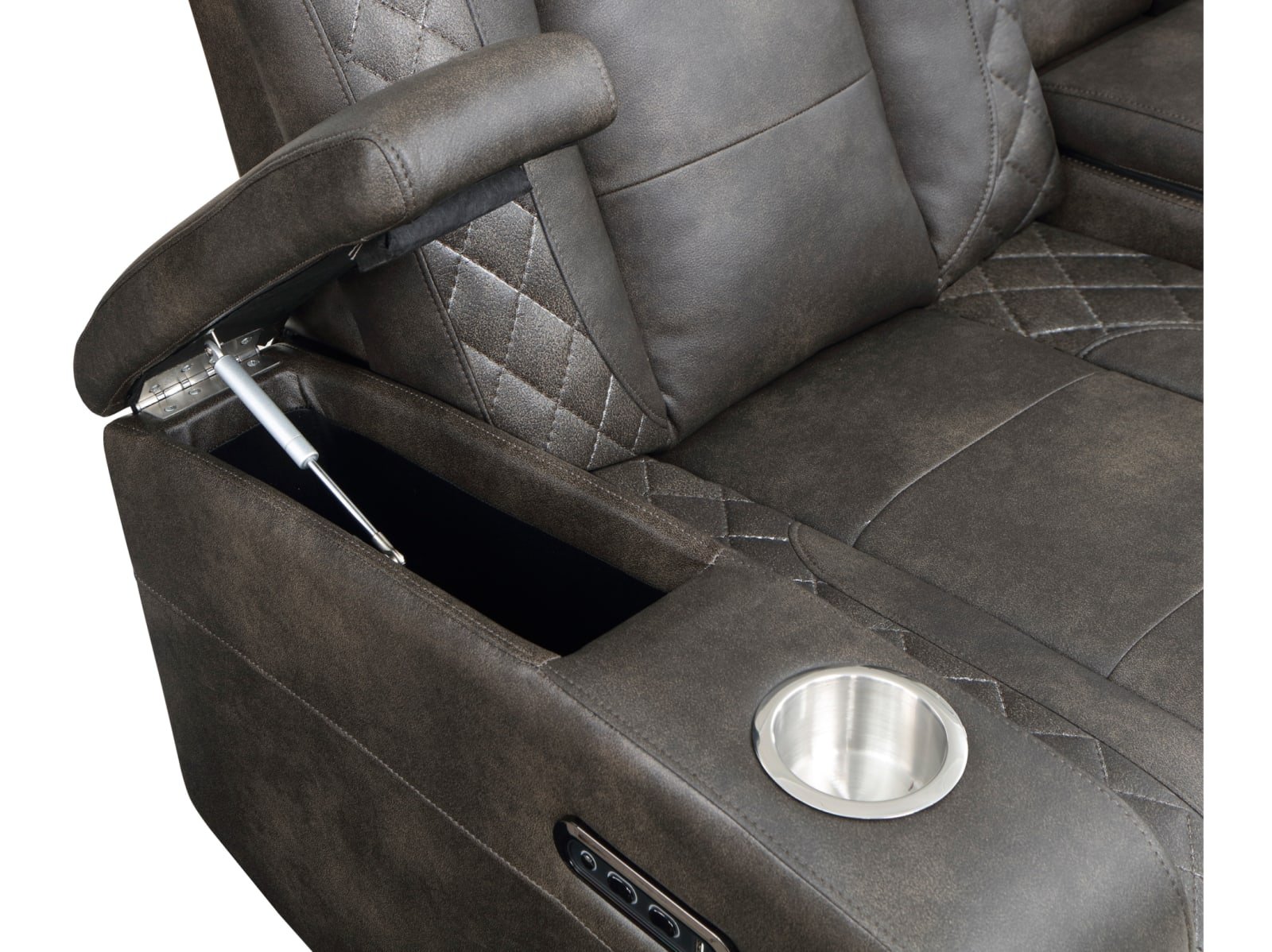 Meteorite Reclining Loveseat - Image 7