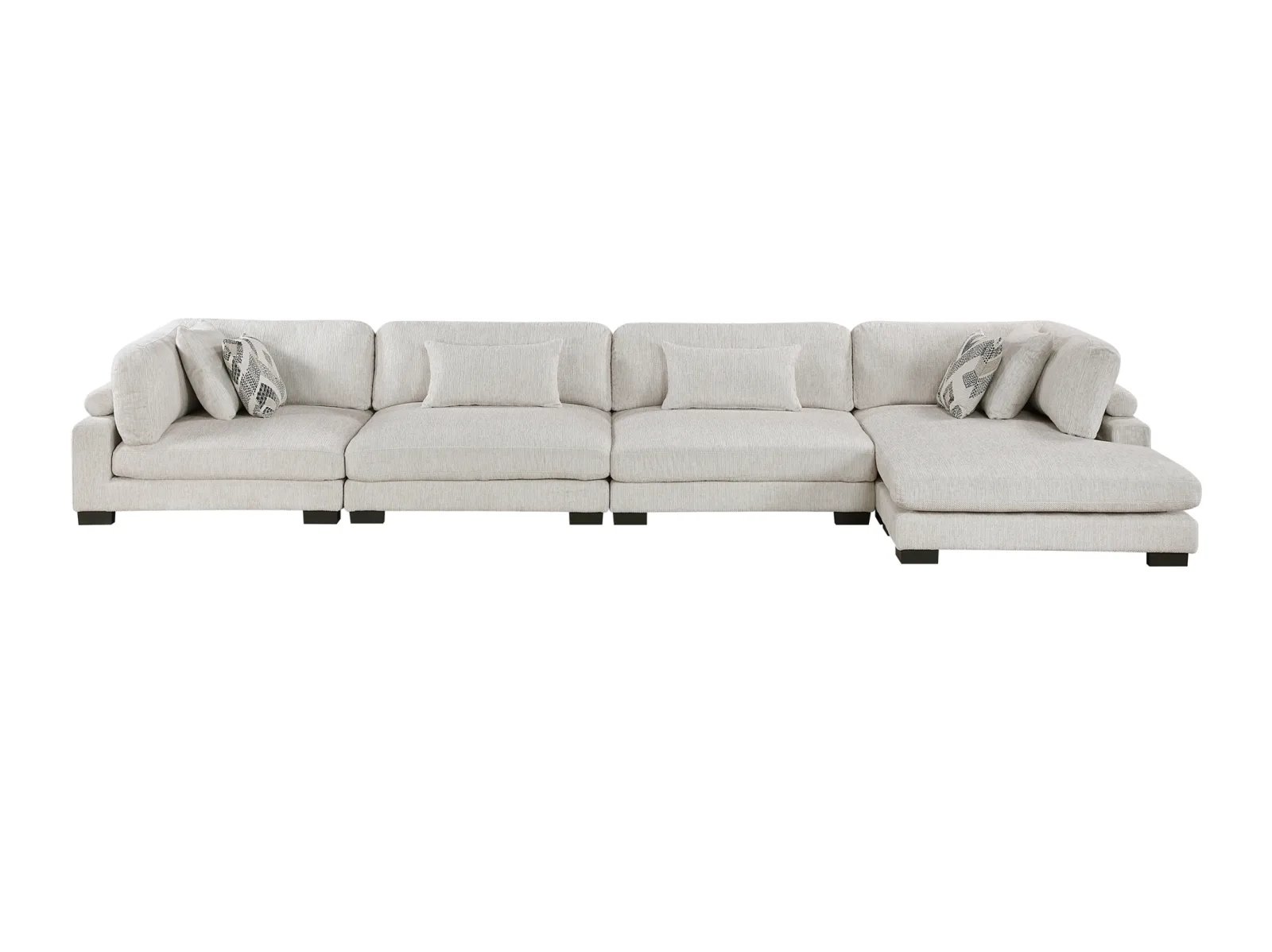 Tinsley 4 Pc. Double Armless Chair Sectional - Image 3