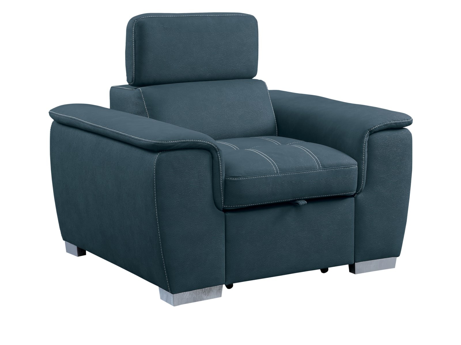 Alain Chair with Pull Out Ottoman - Image 2