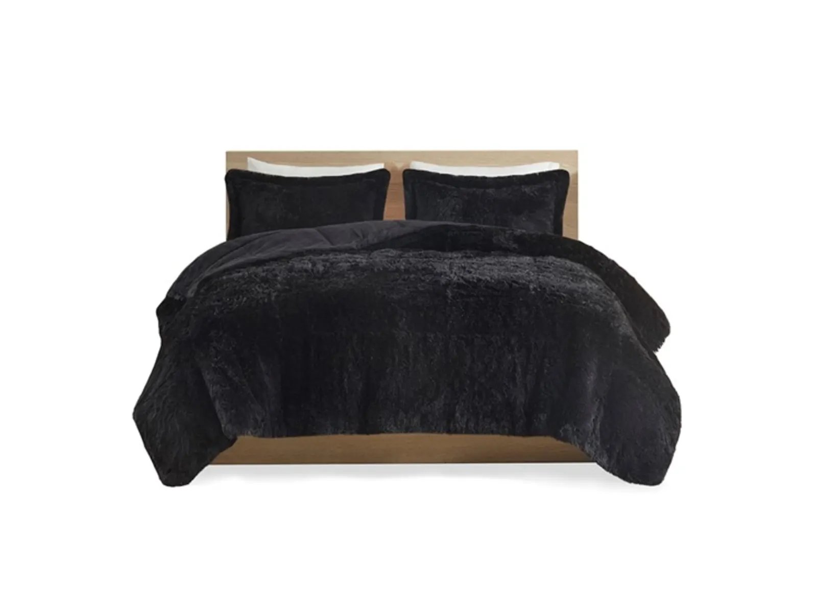 Malea Faux Fur Comforter Set