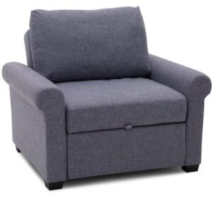 Studio Rolled Arm Sleeper Chair