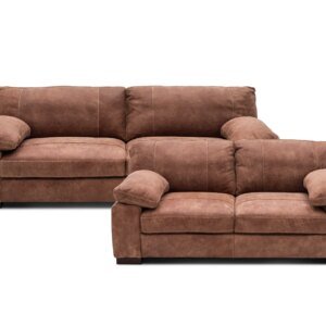 Grand Outback Leather Sofa Set