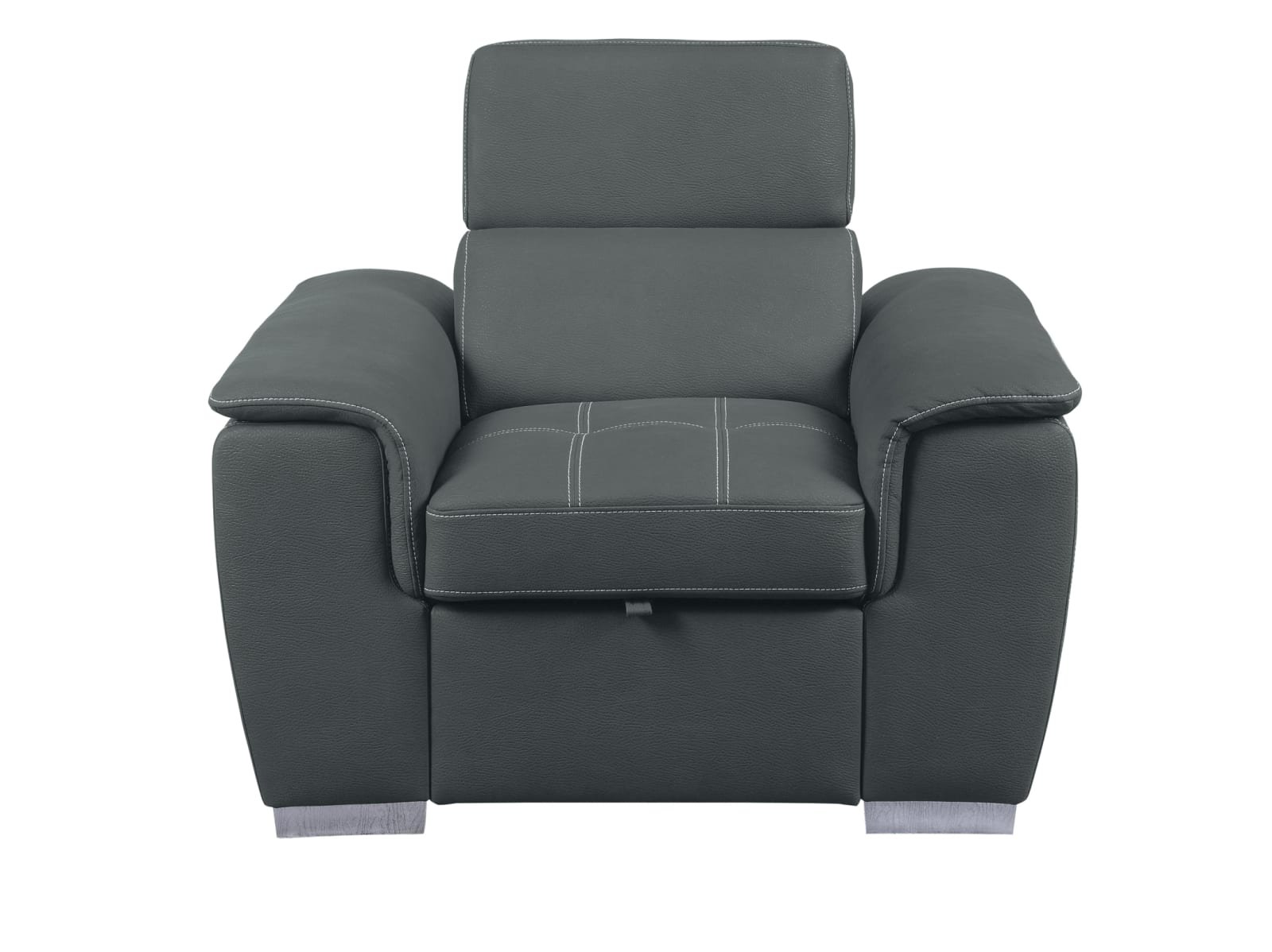 Alain Chair with Pull Out Ottoman - Image 7