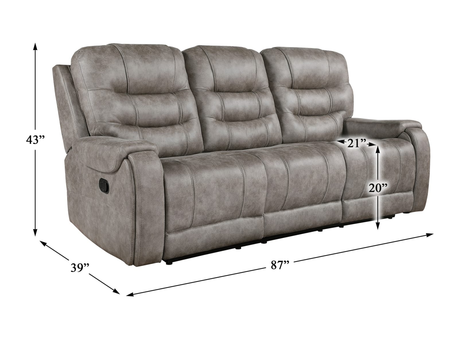 Madyson Reclining Sofa - Image 5