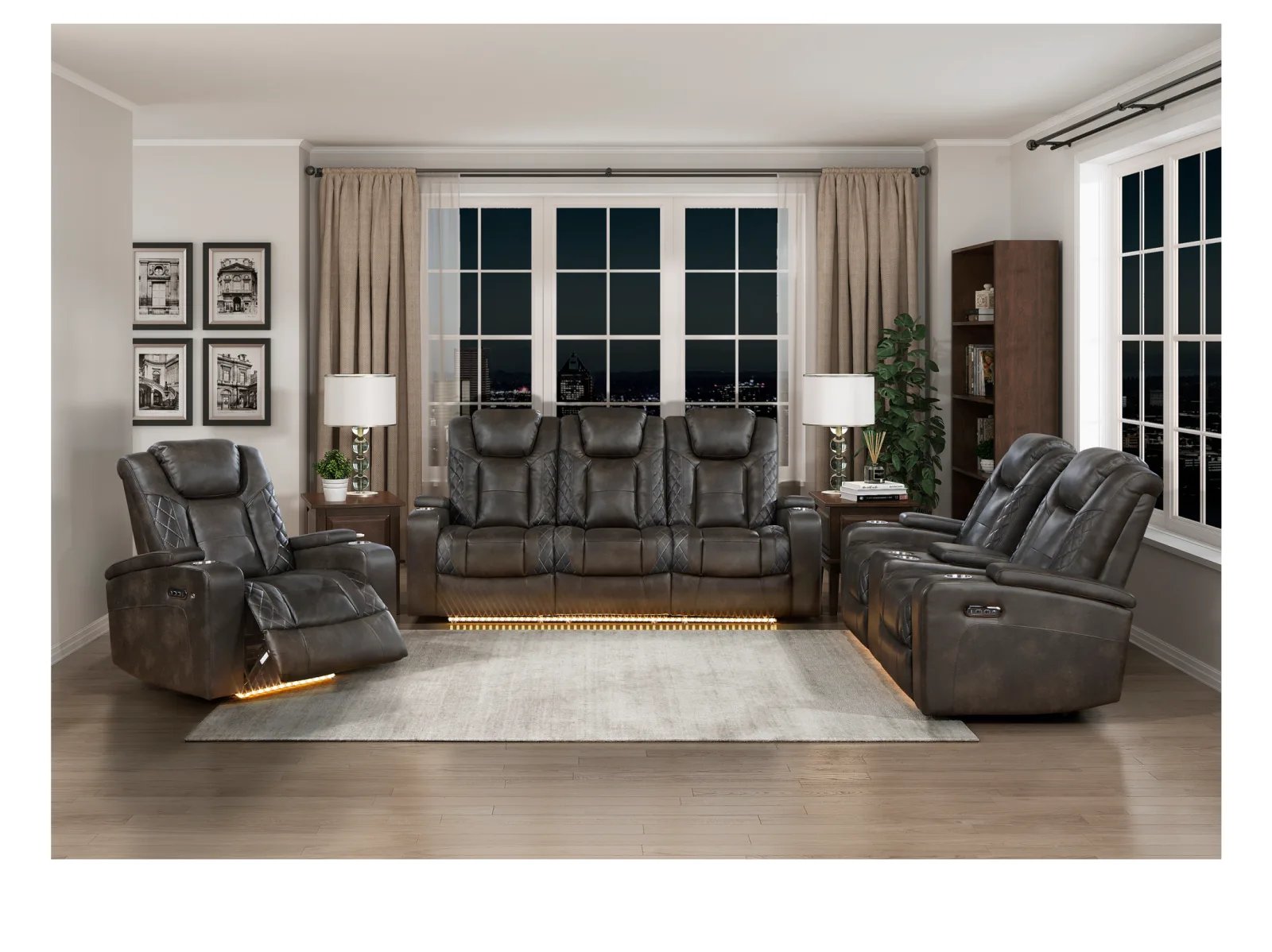 Meteorite Reclining Loveseat - Image 9
