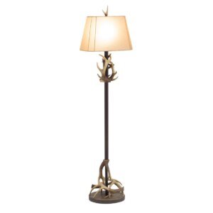 Sculpted Horn Floor Lamp