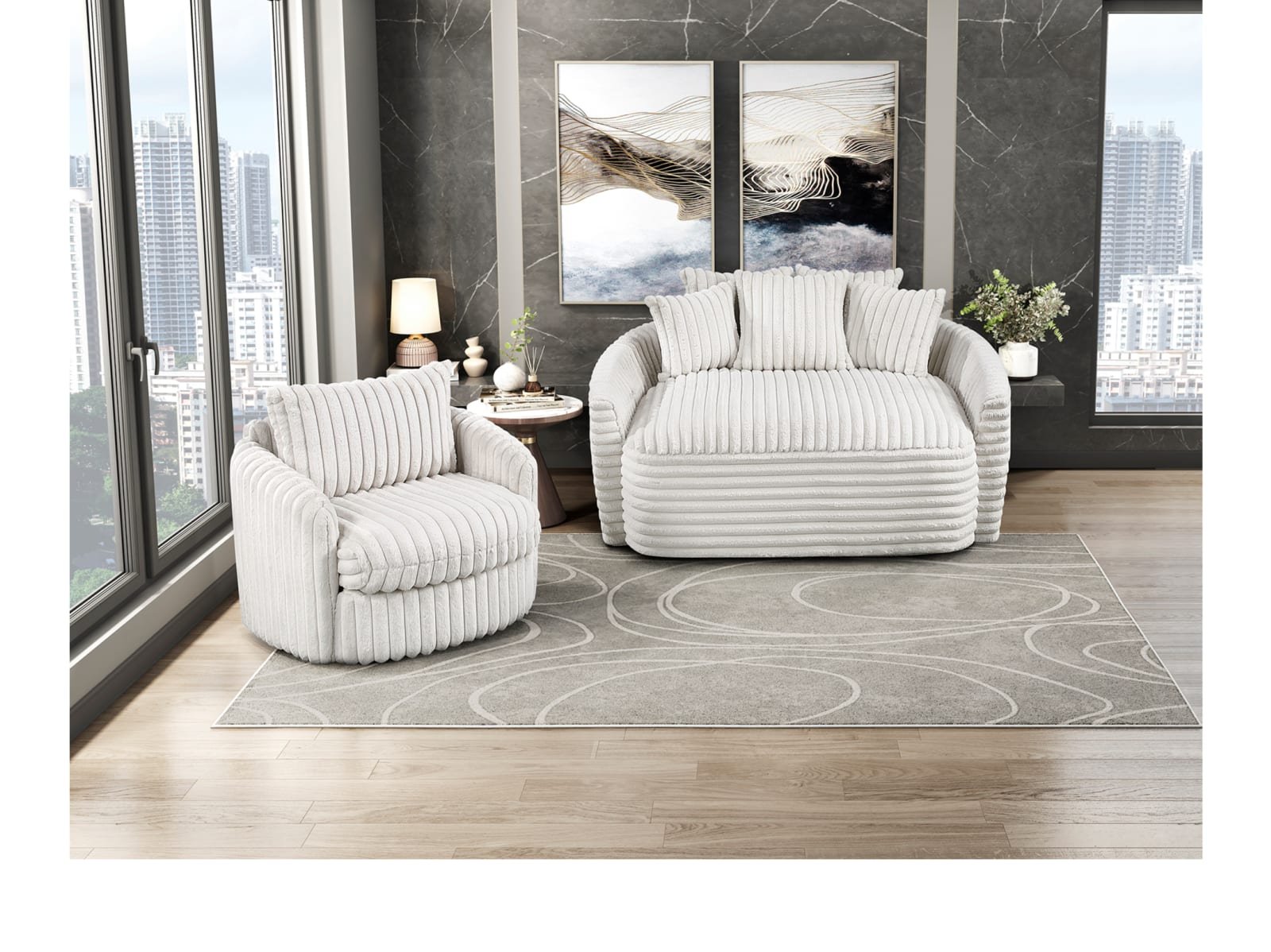 Fellton Oversized Chaise Lounge - Image 6