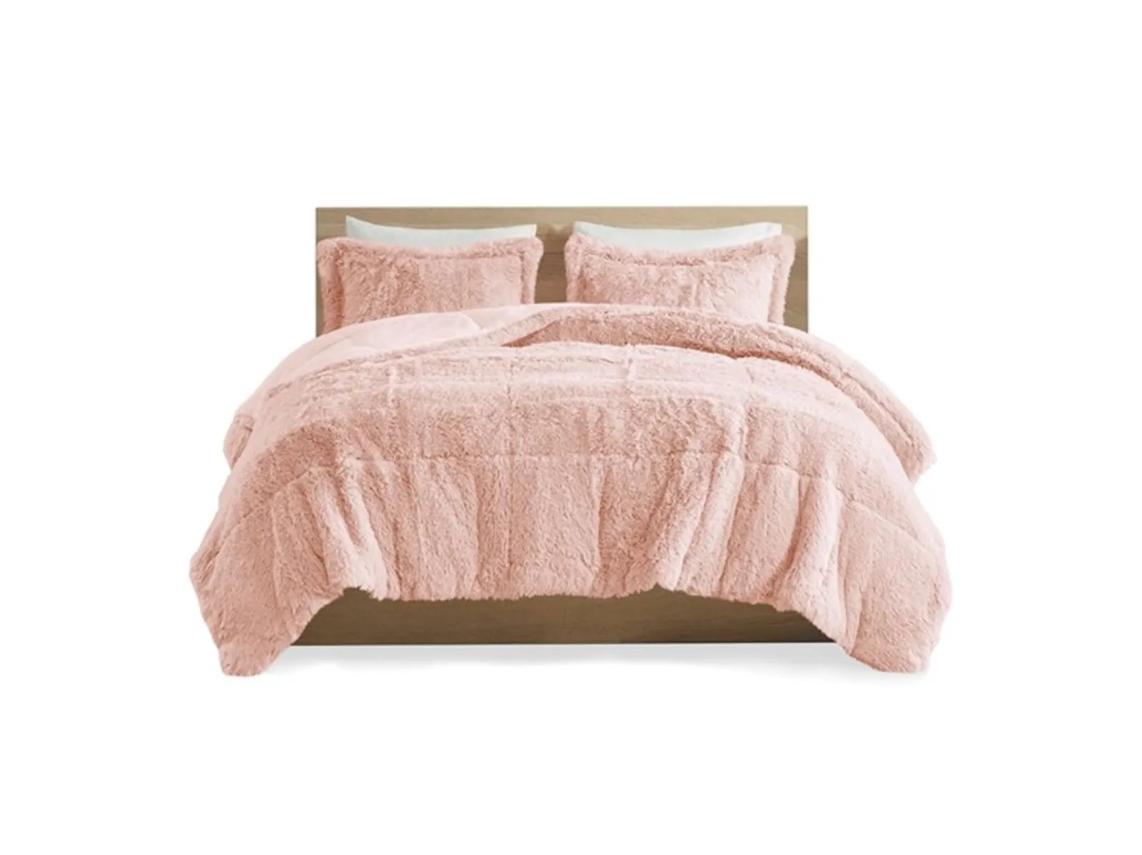 Malea Faux Fur Comforter Set - Image 9