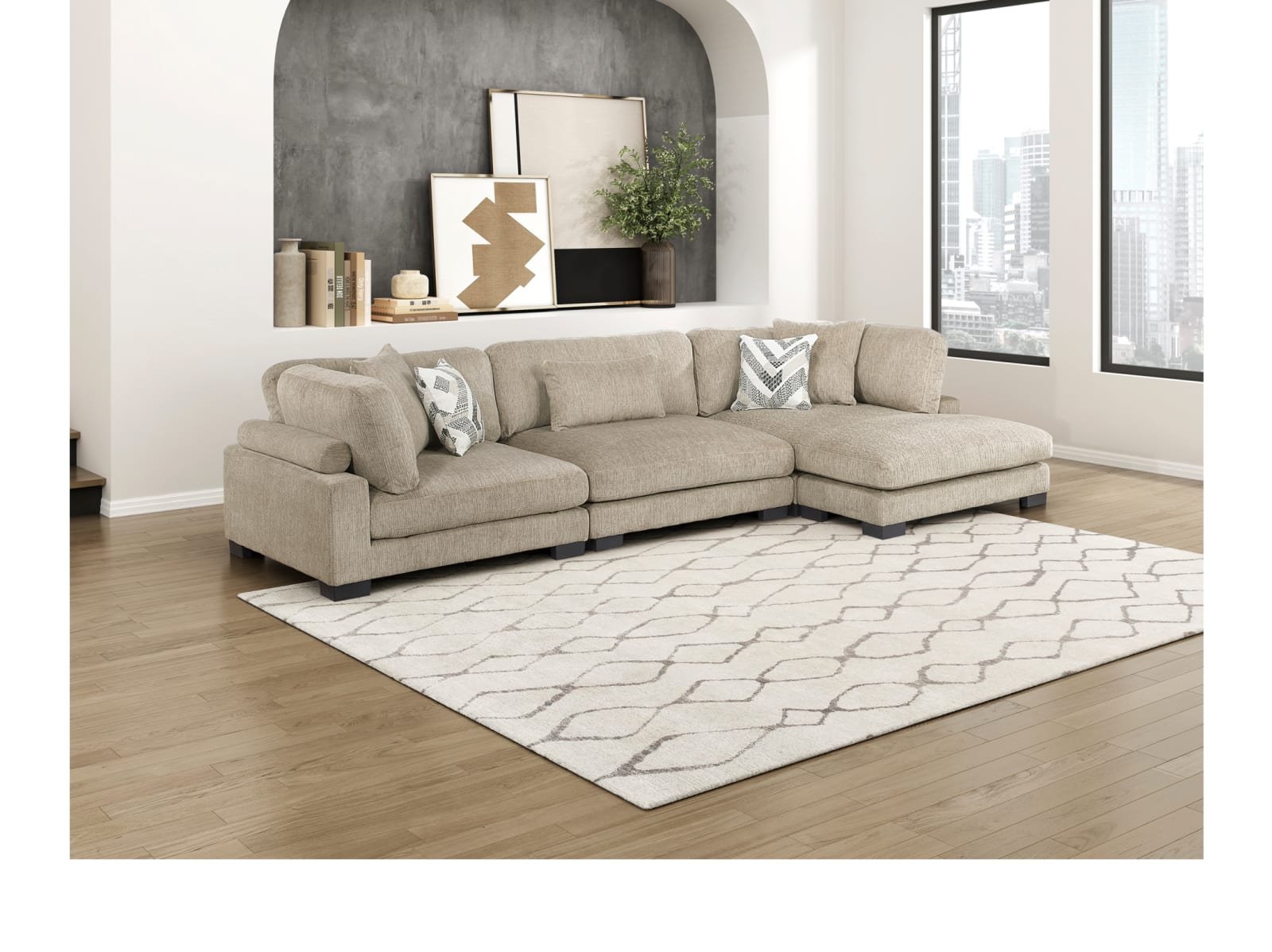 Tinsley 3 Pc. Chaise Sofa - Image 16