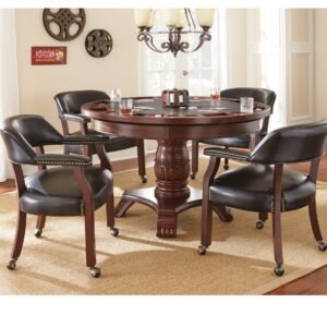 Brian 5 Pc. Brown Game Table Dining Set
