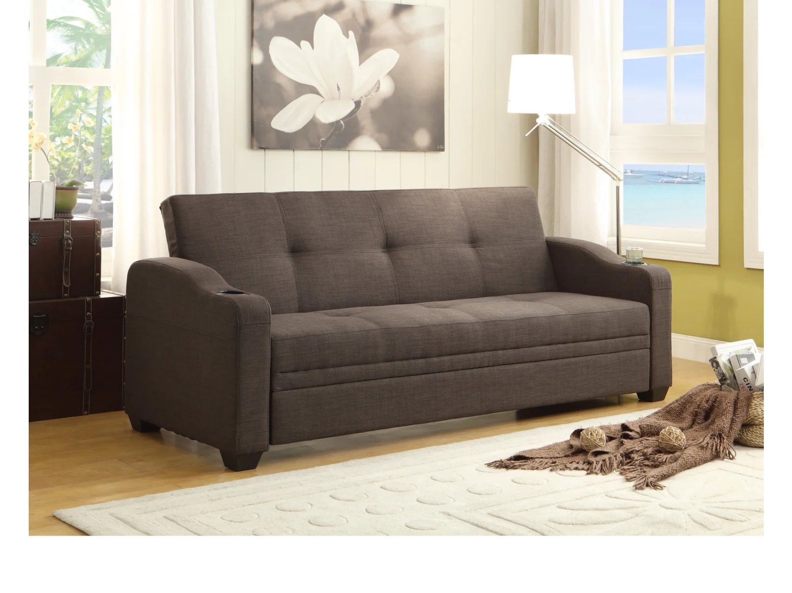 Perivale Fabric Futon - Image 2